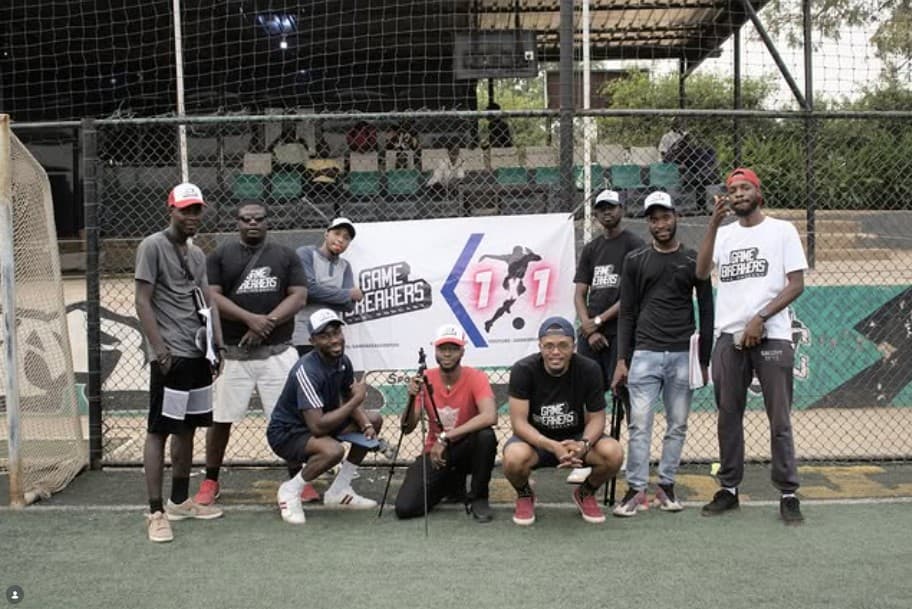 GameBreakers 1v1 crew at Turf Arena, Abuja